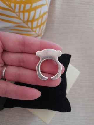 Anillo Tous Oso Plata