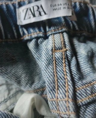Shorts vaqueros Zara cintura alta