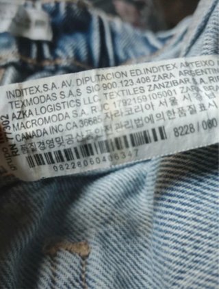Shorts vaqueros Zara cintura alta