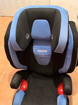 Silla de coche RECARO azul y negro