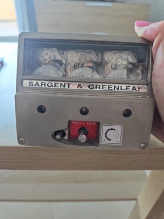 Cerradura SARGENT & GREENLEAF caja fuerte