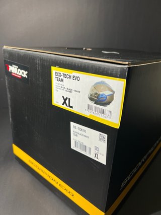 Casco Modular EXO-TECH EVO TEAM Azul-Negro