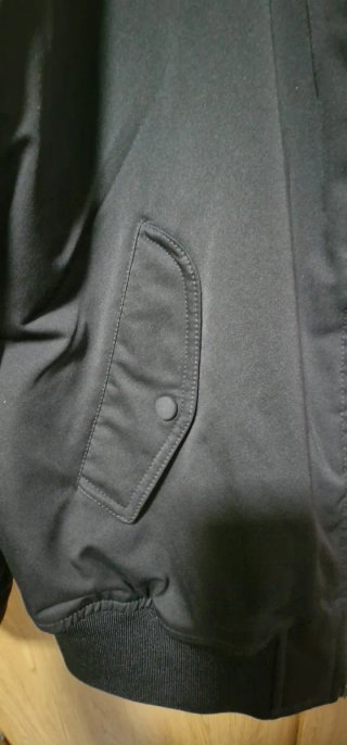 Bomber oversize Mango negra Talla M