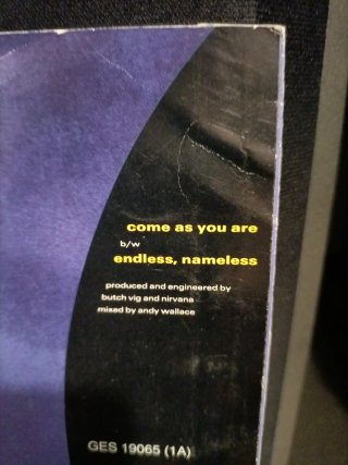 Vinilo 7" Nirvana Come As You Are