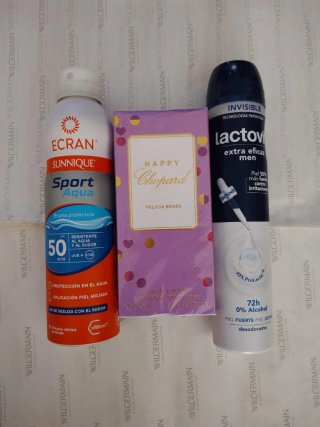 Lote Perfume Chopard, Protector Solar ECRAN, Desod