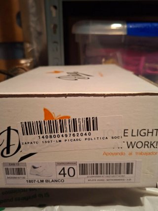 Calzado Sanitario Dica Blanco Talla 40 Nuevo