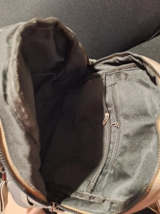 Mochila elegante beige/taupe