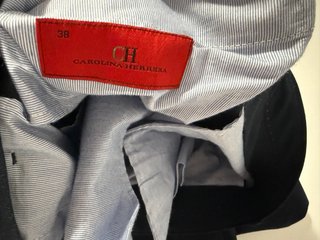Traje Carolina Herrera Azul Talla 38