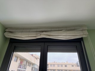 Estor tela Beige 1,75m x 1,73m.