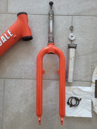 Cuadro Cannondale Super V 600 + Horquilla