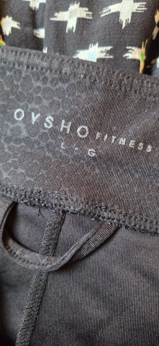 Leggings Oysho Talla L Negro