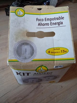 8 Focos Empotrables Ahorro Energía