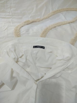 Camisa blanca Mango talla L