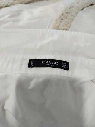 Camisa blanca Mango talla L