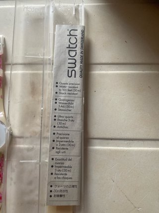 Swatch Gent Papaveri