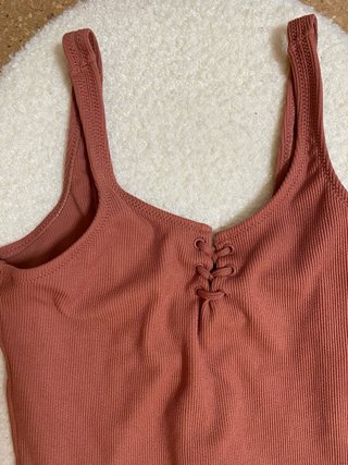 Bañador Zara Rosa Encaje