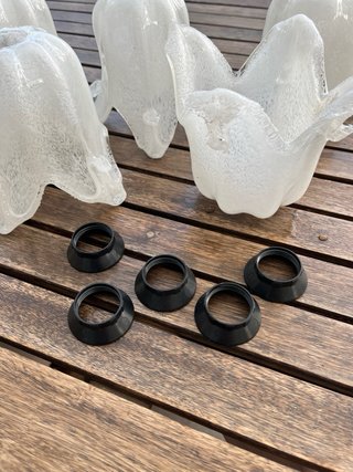 5 Coppe Vetro Lampadario