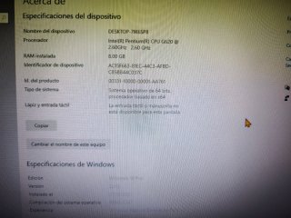 PC Sobremesa Dell Vostro 260 Negro