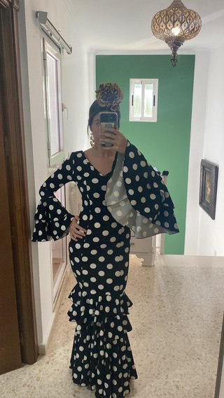 Traje de flamenca con lunares