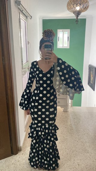 Traje de flamenca con lunares