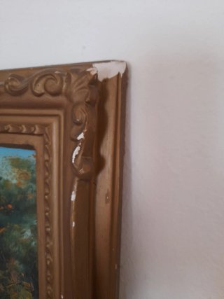 Quadro a olio paesaggio