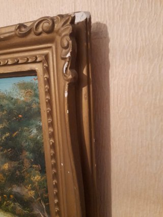 Quadro a olio paesaggio