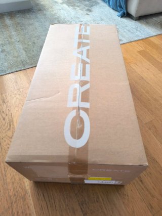 Ventilador de Techo CREATE Madera y Blanco
