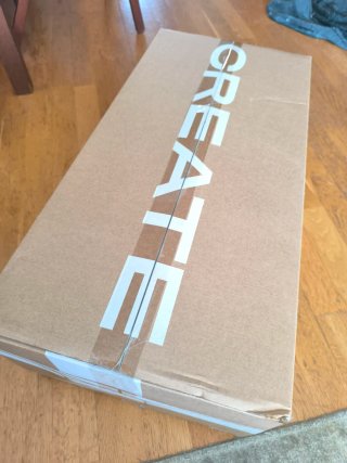 Ventilador de Techo CREATE Madera y Blanco