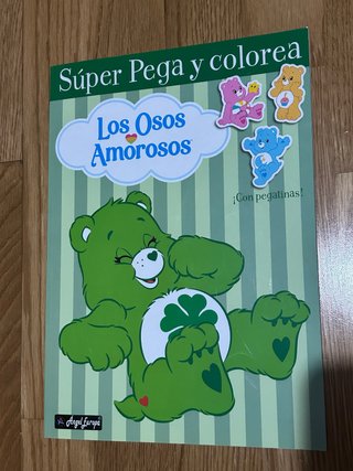 Súper Pega y colorea de Los Osos Amorosos