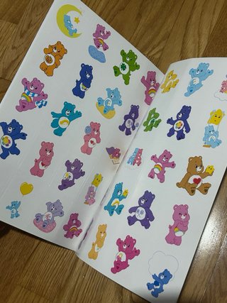 Súper Pega y colorea de Los Osos Amorosos