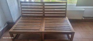 Sillón de terraza madera Ikea