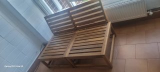 Sillón de terraza madera Ikea