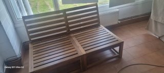 Sillón de terraza madera Ikea