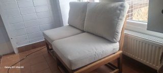Sillón de terraza madera Ikea