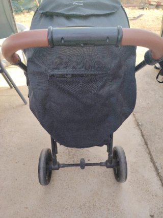 Silla de paseo plegable negra