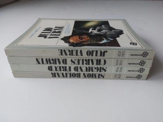 Pack de 4 libros: Freud, Bolívar, Verne y Darwin