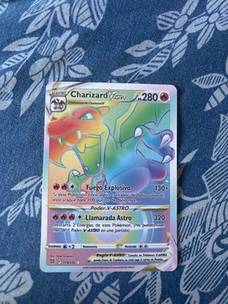 Carta Pokémon Charizard V ASTRO 174/172