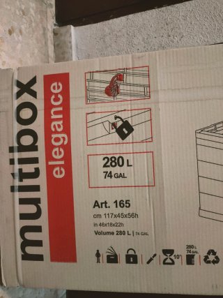 Arcón Baúl Exterior Toomax 280L