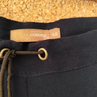 Pantalón de viscosa azul talla 48