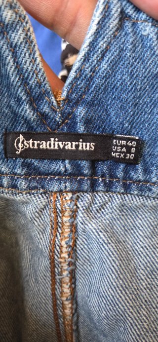 Falda vaquera Stradivarius Talla L