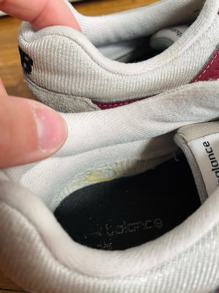 ZAPATILLAS 39 NEW BALANCE 997H BURDEOS BLANCAS