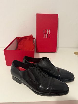 Zapatos de piel Carolina Herrera negros