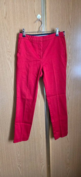 Pantalón Zara Rojo Talla S