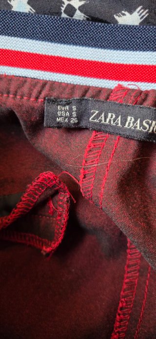Pantalón Zara Rojo Talla S