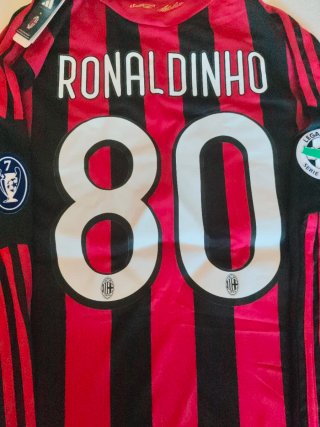 Camiseta Ronaldinho AC Milan 80 Adidas