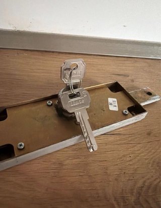 Cerradura de seguridad con llaves