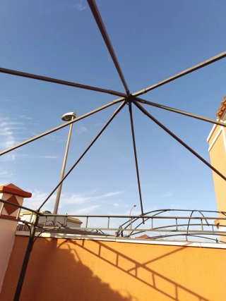 Cenador 3x3m aluminio