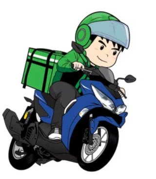 Repartidor con moto propia