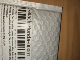 Tapones Válvula Coche Honda Negros