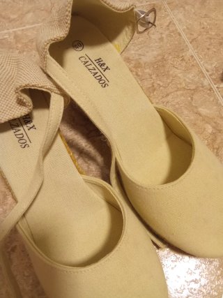 Zapatillas Mujer Esparto Beige